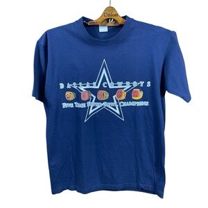 Dallas Cowboys 5 Time Champion Men’s/ Unisex Graphic Short Sleeve T-Shirt Size M